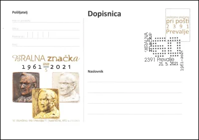 60 LET BRALNE ZNAČKE 1961 - 2021